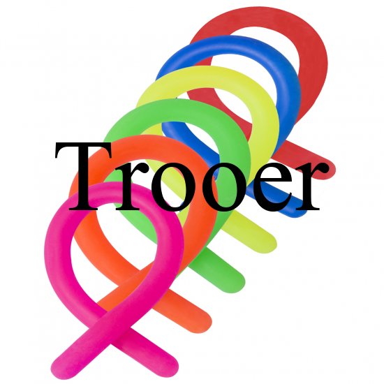 Trooer 12 Pcs Stretchy String Fidget Toys Colorful Sensory Toys for Autism, ADD, ADHD Kids - Click Image to Close