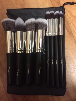 Trooer Makeup Brush 8Pcs Makeup Brushes Eyeshadow Make Up Brushes Beauty Make Up Bag